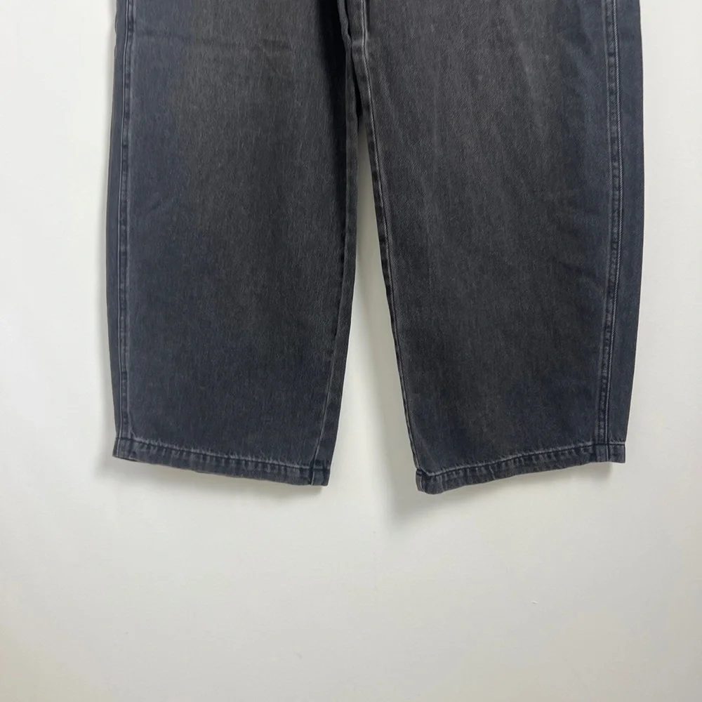 NEW Pistola Size 25 Lottie High Rise Relaxed‎ Bowed Barrel Jeans In Zen